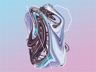LXV abstract album art