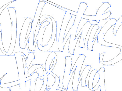 I do this brush pen calligraphy hand lettering lettering process sketches vector