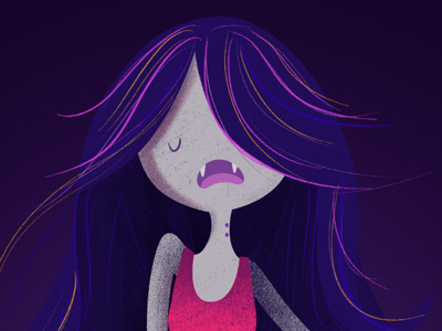 "I'm just your problem" — Marceline adventure time adventuretime fanart illustration marceline