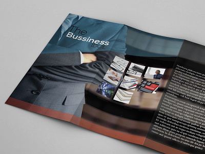 Tri-Fold Business Brochure freebie [INDT & EPS] file free freebie illustrator indesign only personal use