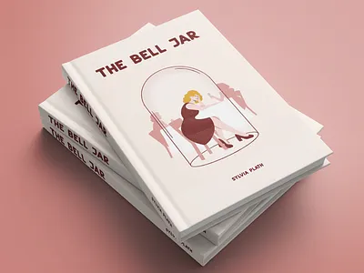 The Bell Jar 50s bell jar book book cover book cover design classig literature depression illustration mental health sylvia plath the bell jar