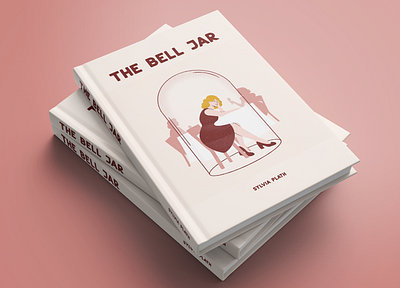 The Bell Jar 50s bell jar book book cover book cover design classig literature depression illustration mental health sylvia plath the bell jar