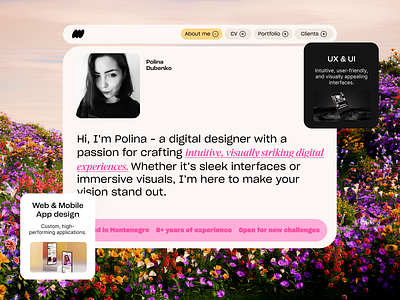 Digital Designer for Hire 🌸 3d ai app design design designer freelance inspiration modern typography ui ux