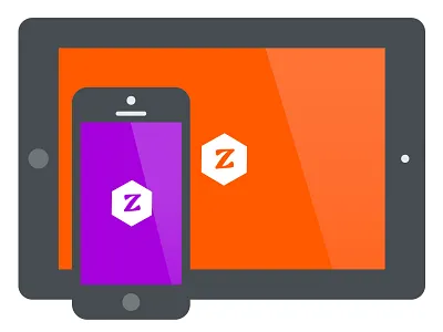 Zip branding flat responsive