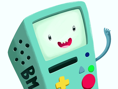 Sneak Peek adveture time beemo bmo gameboy