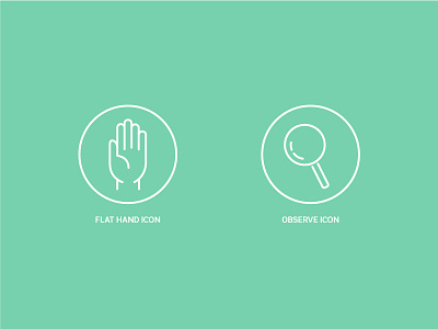 breast cancer icon set -2 breast cancer cancer examine feel flat hand hand icon look observe see stroke touch