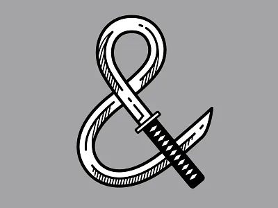 Samurai-sand ampersand katana samurai sword type