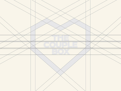 The Couple Box box design guidelines heart logo outlines