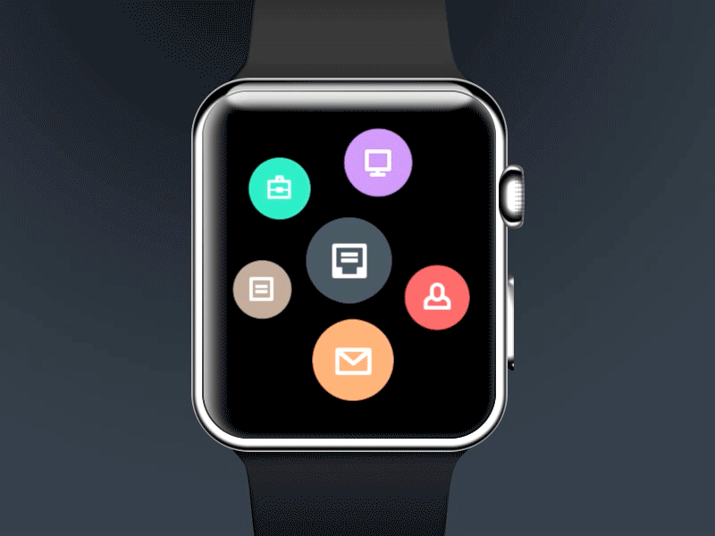 Apple watch Taasky creating animation apple fluid gif taasky ui watch