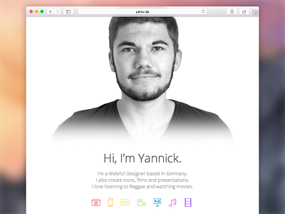 Yanlu 3.0 color icons launch personal redesign website yosemite