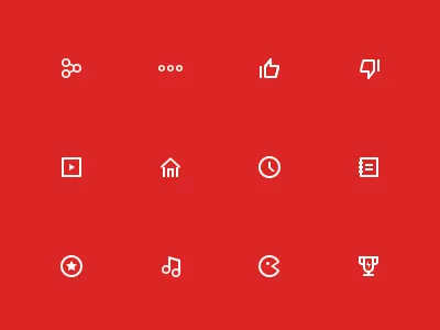 Outline icons icons
