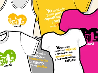AMLO.si tees amlo campaign elections fashion mexico tees