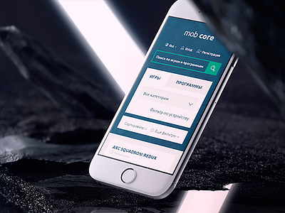 Mob core android app application basovdesign game ios mobcore mockups responsive ui ux web