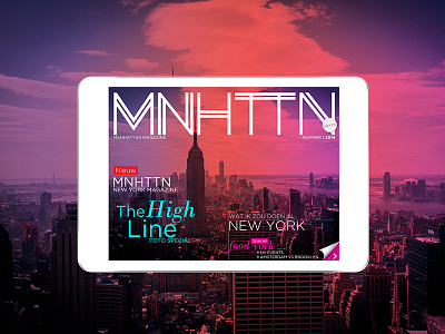 MNHTTN Magazine cover magazine manhattan mnhttn new york