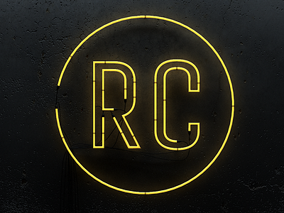 RC - Neon 3d cinema 4d neon sign