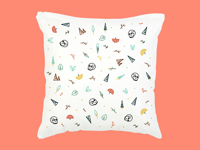 Throw Cushion cushion illustration print sax