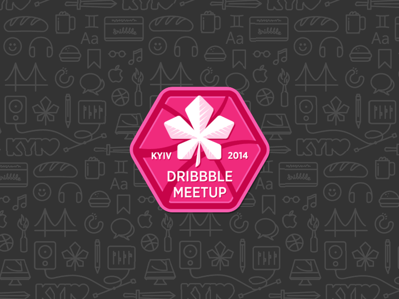 Kiev Dribbble Meetup Logo Animation 2d animation dribbble dribbble meetup kiev logo animation motion authors ukraine valentin kirilov