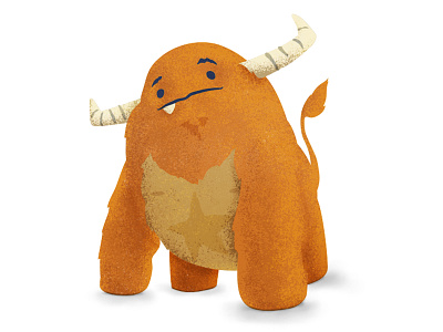 Lone Star cow tail horns monster orange star texas tooth