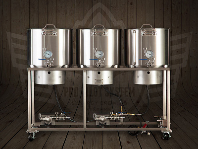 Pro Pilot System beer brewing system fermenter kettle product shot wood