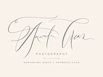 Amanda Crean Logo calligraphy hand lettering photography