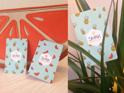 SMÄK Buisiness card branding buisinesscard identity logo pineapple