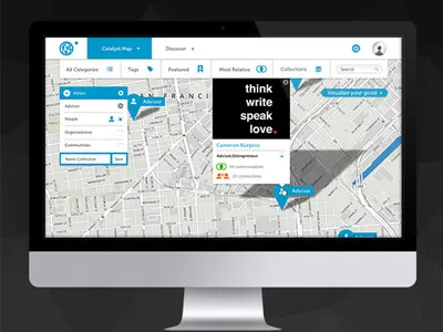Impact change community design impact infographics make map smarter ui ux website