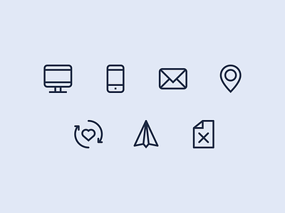 df Icons brand identity creative dan fleming design icon design linework personal rebrand