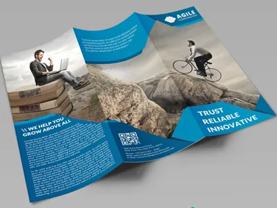 Creative Corporate Tri Fold Brochure Vol 26 ad advertising brochure business business material corporate corporate trifold graphic river template tri fold tri fold