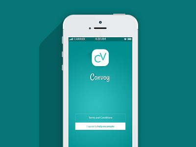 Login Screen For Cv app icon ios ipad iphone ui