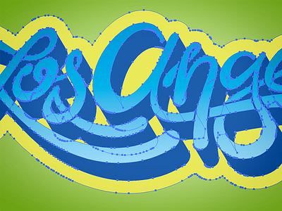 Hand Lettering... sorta... 3d adobe illustrator first time hand lettering