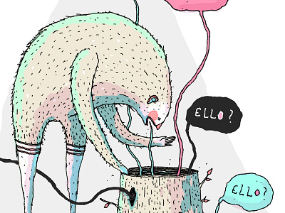 Ello! ello illustration monster