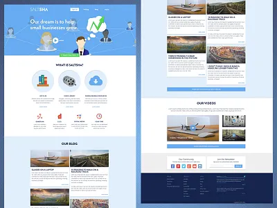 Saltsha2 blue business corporate flat green people