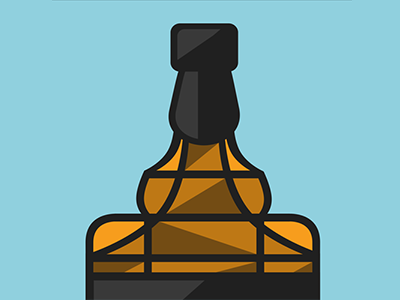 Jack 400x300 flat illustration liquor