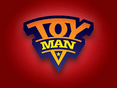 Toyman custom design illustration man star torch toy tv