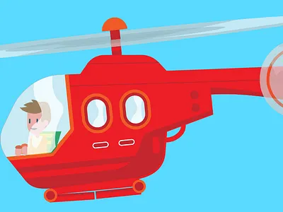 Helicopter game design helicopter vector