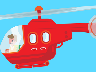 Helicopter game design helicopter vector