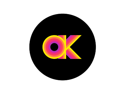 OK! 80s 90s color colorful illustration ok retro retro type type