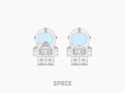 Space - Made for fun :P astronaut cosmos minimal nasa space suit