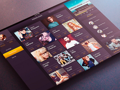 Music App Ui Friends app cover flat icon ios ios7 ios8 ipad music russia ui ux