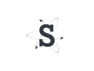 Atomic S (animated) after effects animated gif spacecraft spaceships the future