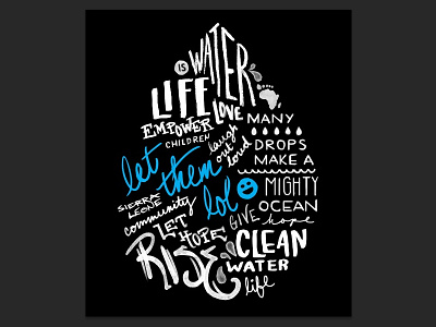 5th Annual Water Gala Apparel apparel clean drop lol texture type typography water