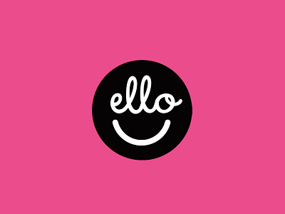 Ello-Dribbble Logo dribbble ello logo