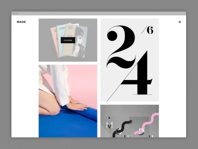 MADE - WIP design made mario maruffi portfolio theme themebull tumblr tumblr theme ui