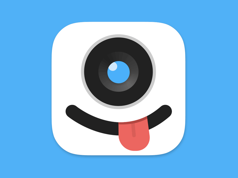 Moji - Camoji's Mascot animated app camera camoji gif gifs icon moji