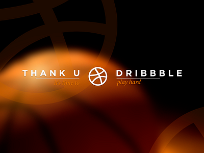 Thanks basket contrast first shot graphic orange typography