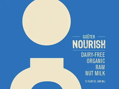 Goûter Milk Bottle Packaging brand branding cleanse design gouter juice logo organic tonic