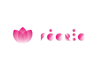 Feerie atelier clothing fashion gradient lettering logo