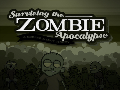Surviving the Zombie Apocalypse apocalypse church hand drawn illustrator series sermon sermon series zombie zombies