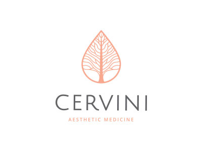 Cervini @chilli aesthetic botox logo medecine pink tree