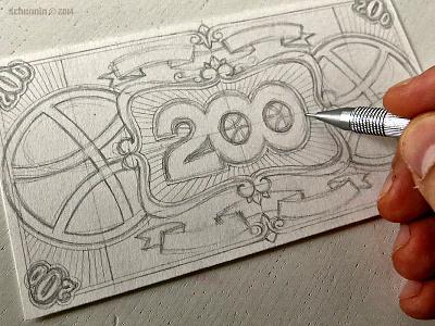 200 Dollowers - start currency design dribbble tribute work in progress